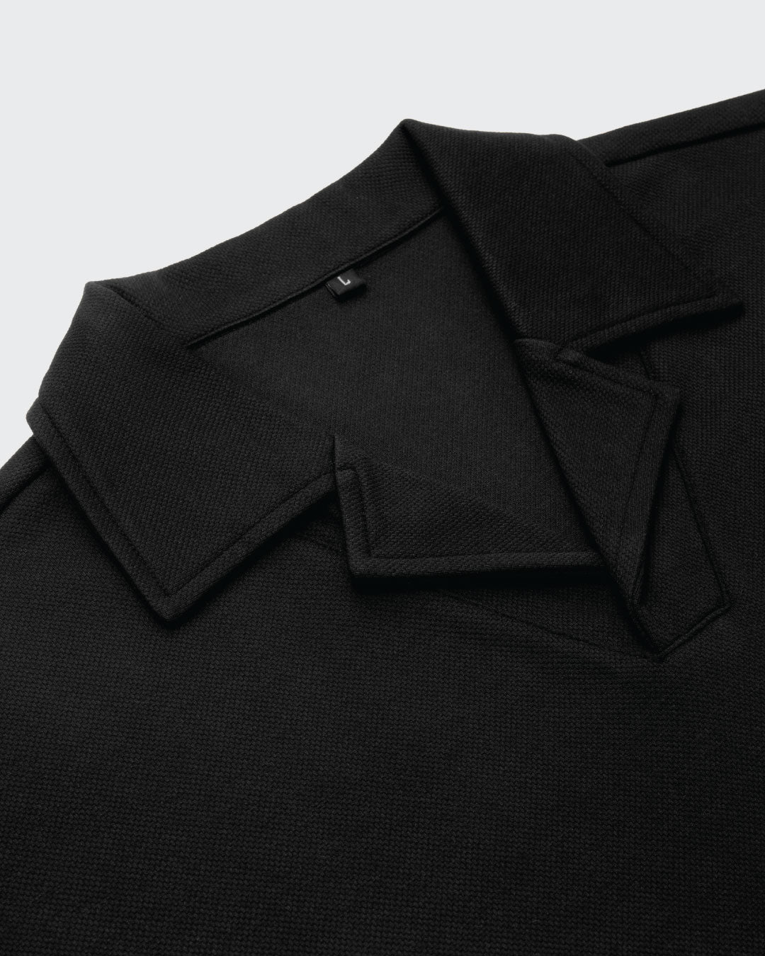 Men Open Collar Polo Tee