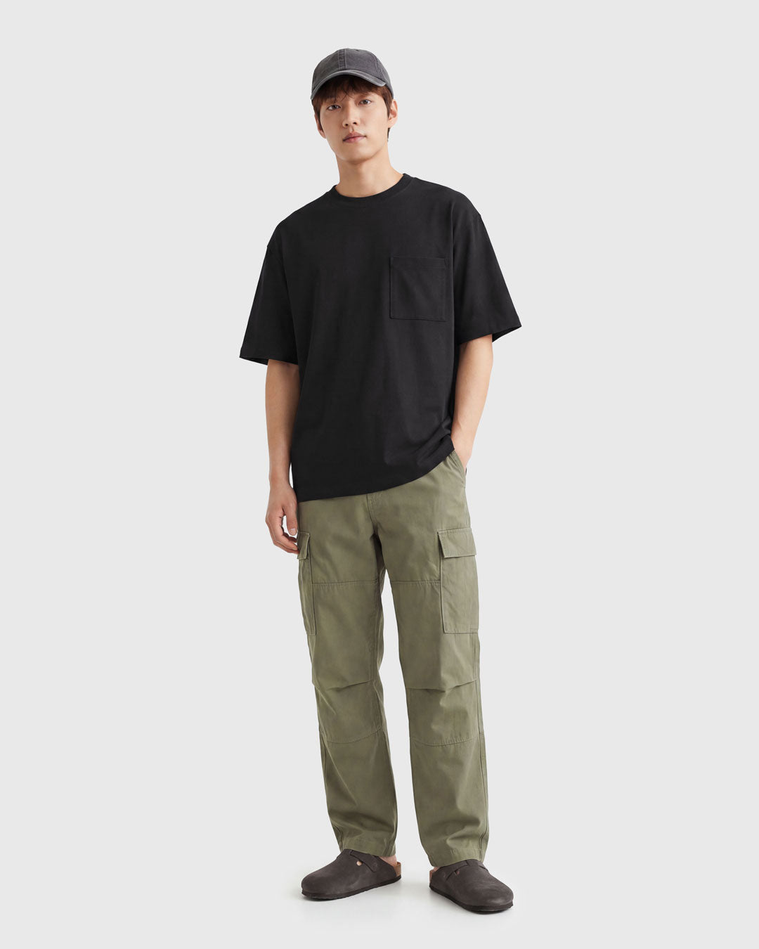 Men Essential Pocket Oversized Tee