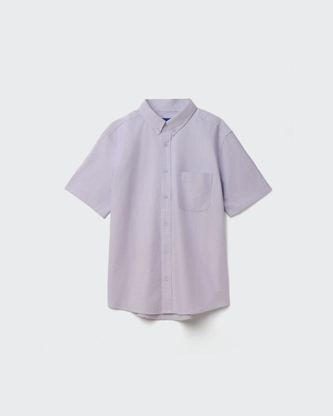 Men Short Sleeve Oxford Shirt