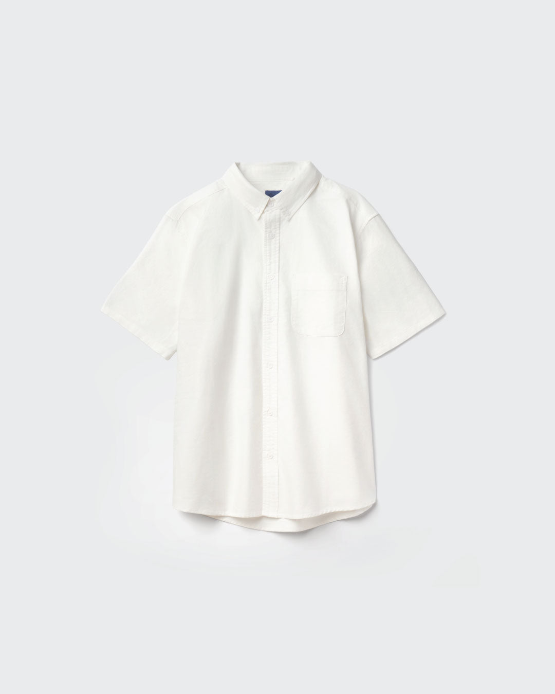 Men Short Sleeve Oxford Shirt