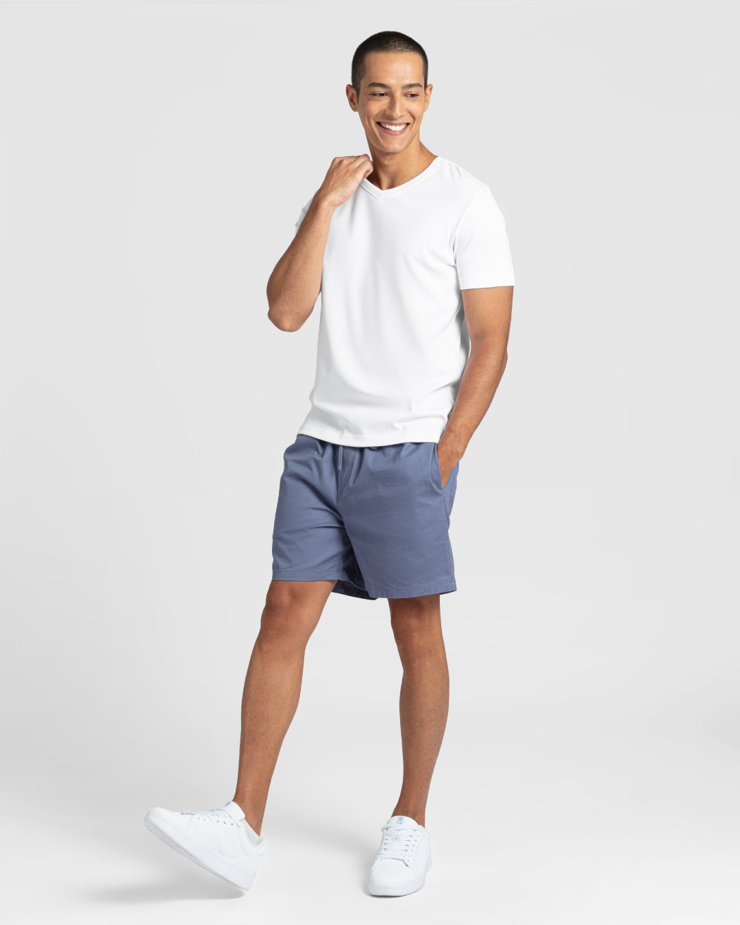 Men Premium Cotton V-Neck Tee