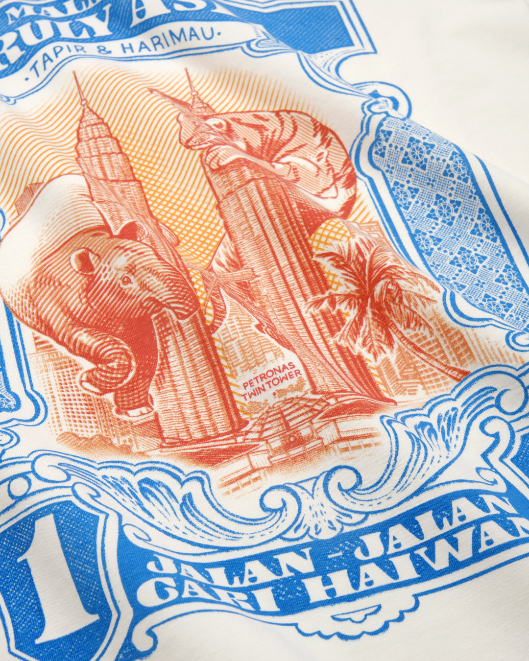 Oxwhite x Loka Made Truly Asia Print Tee