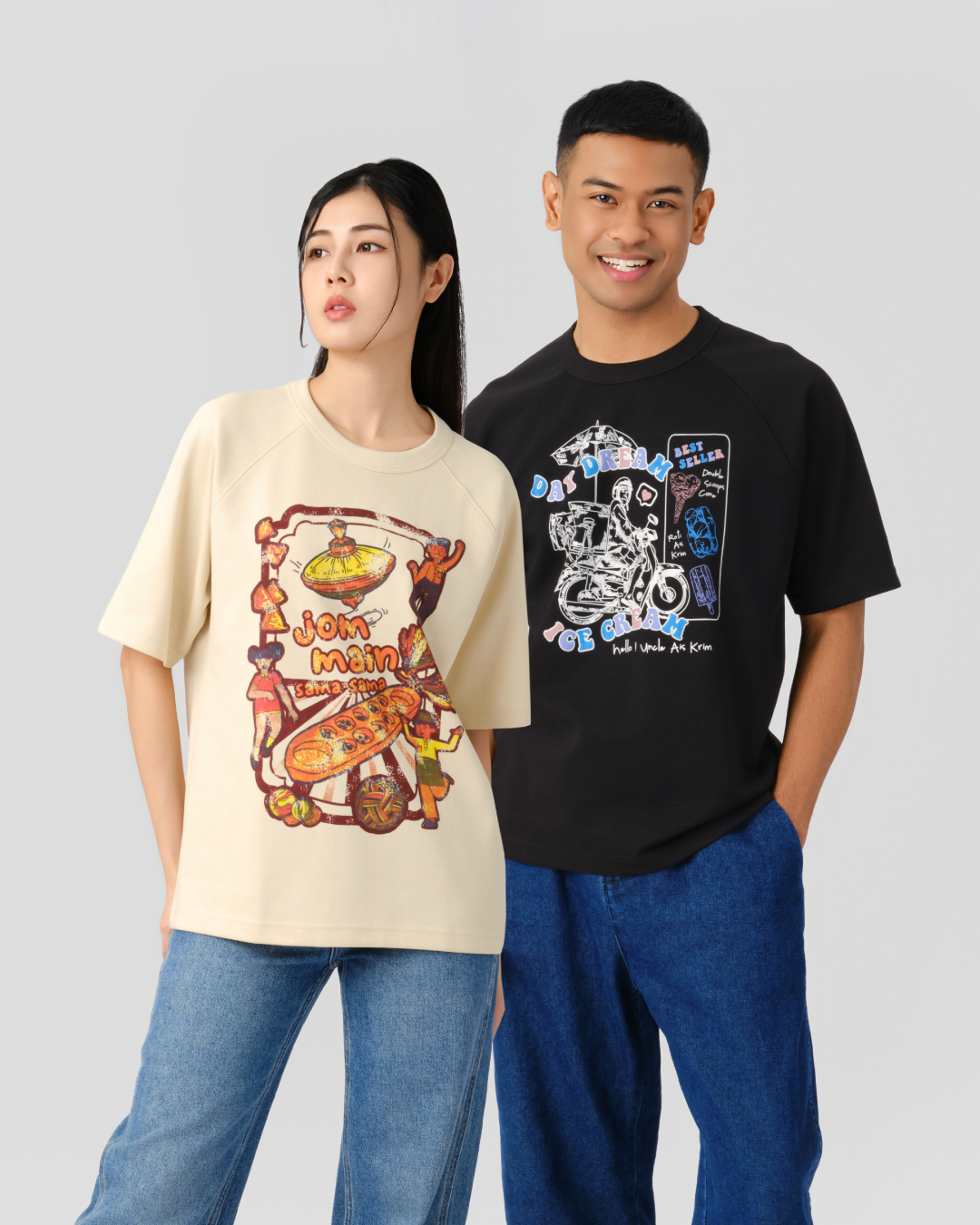 Unisex Raglan Graphics Tee