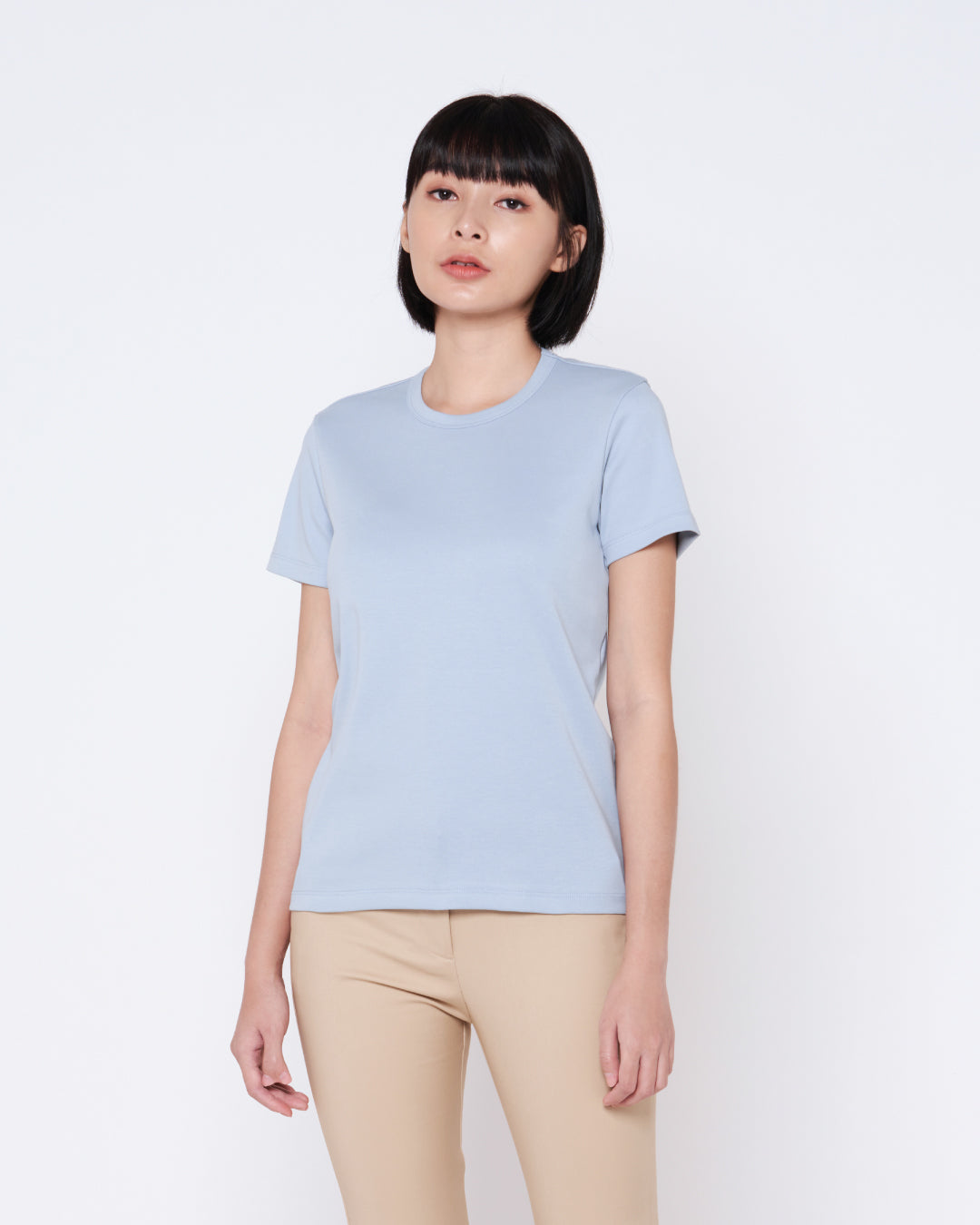 Women Premium Weight Cotton Crew Neck Tee (Seasonal)