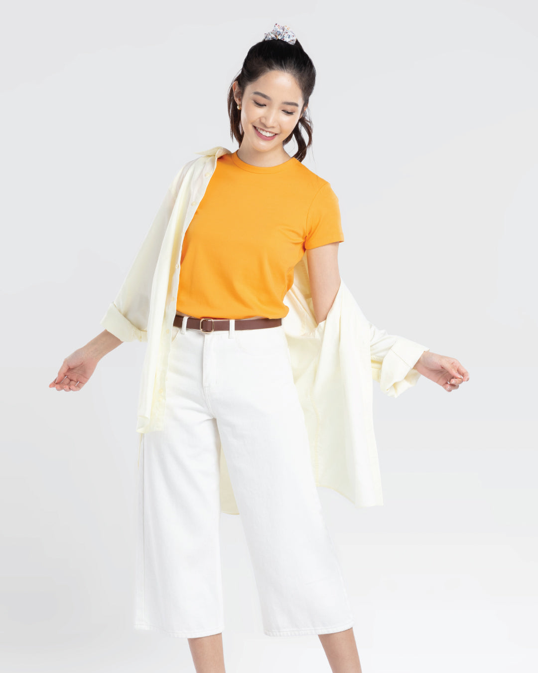 Women Premium Weight Cotton Crew Neck Tee (Seasonal)