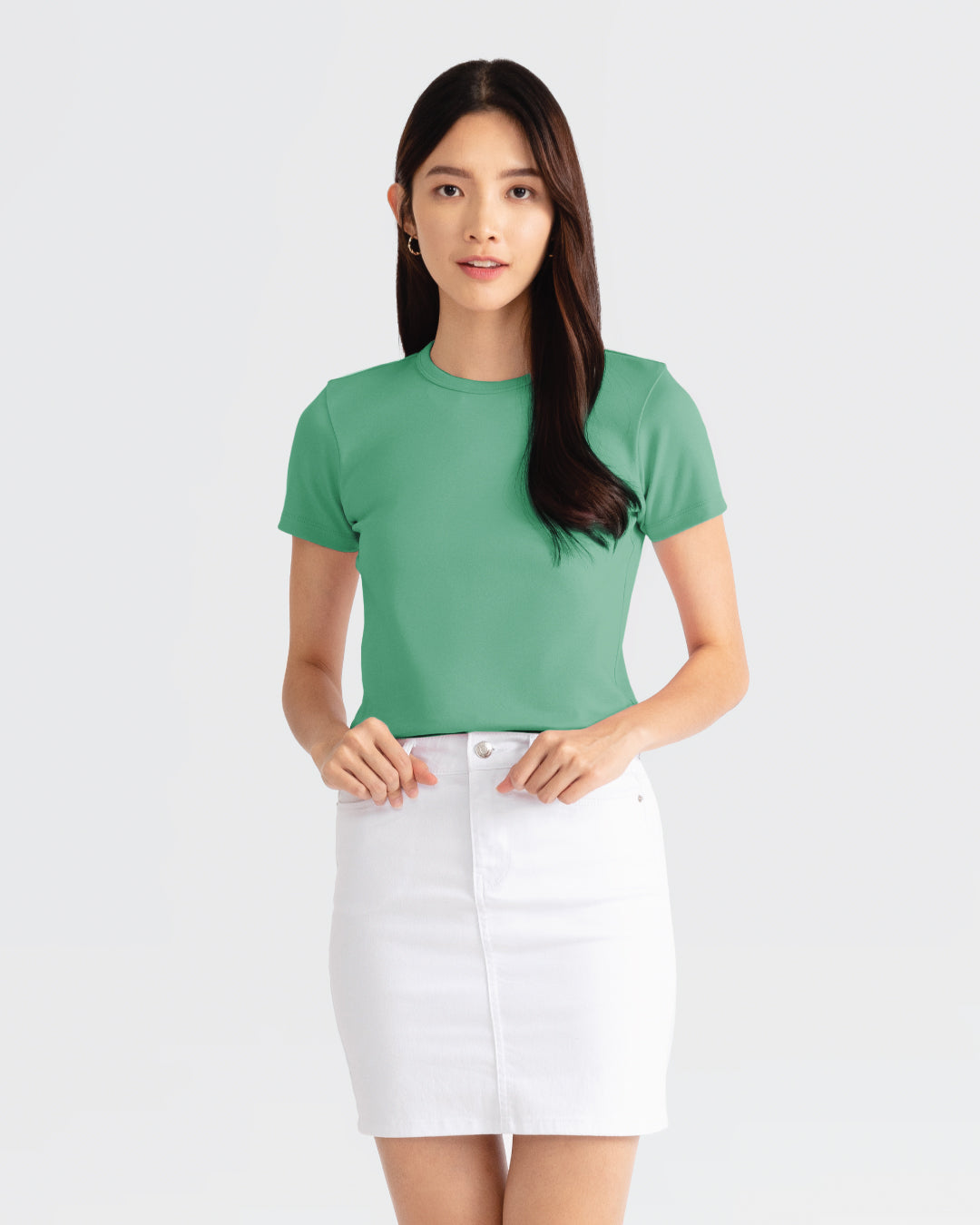 Women Premium Weight Cotton Crew Neck Tee (Seasonal)