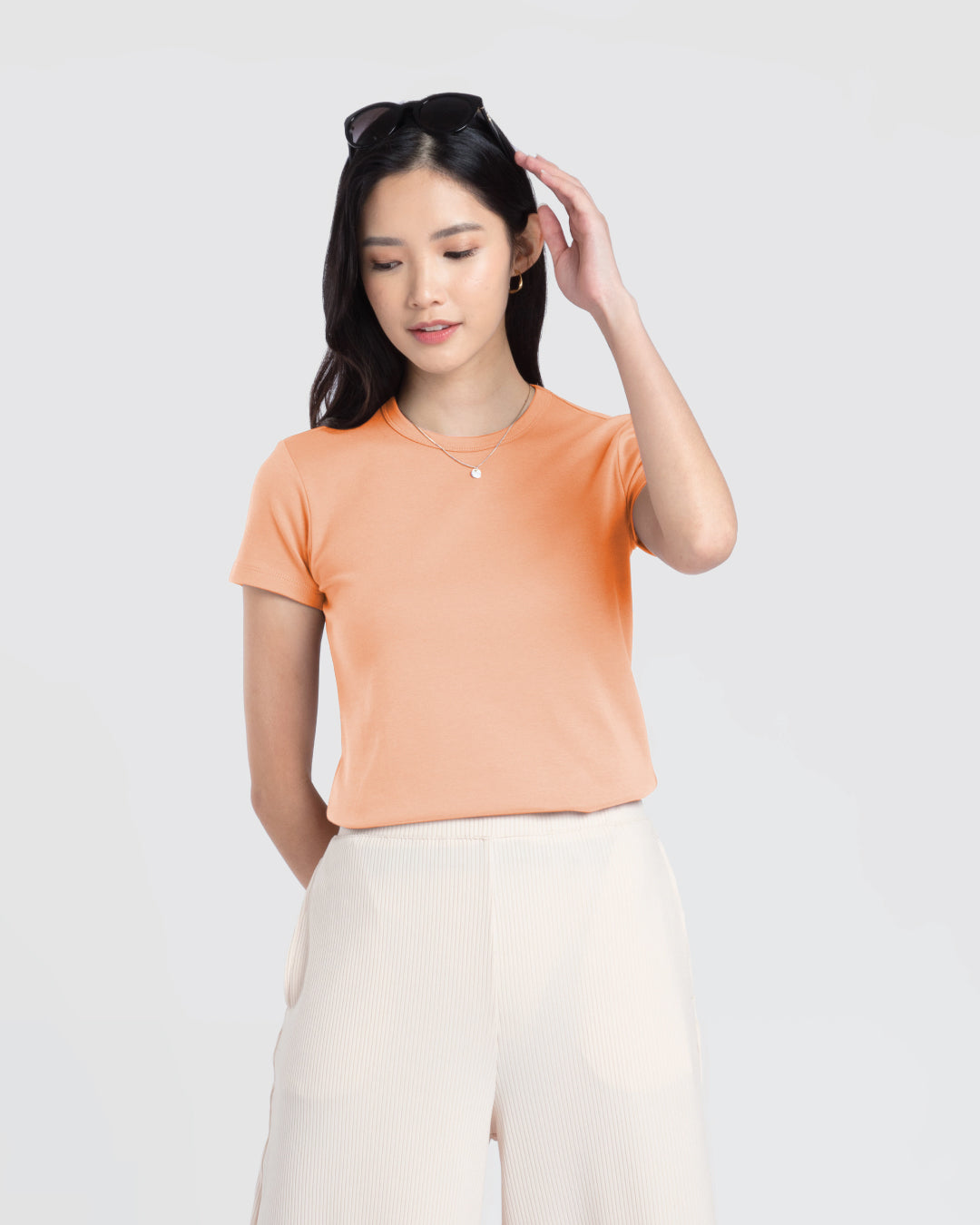 Women Premium Weight Cotton Crew Neck Tee (Seasonal)