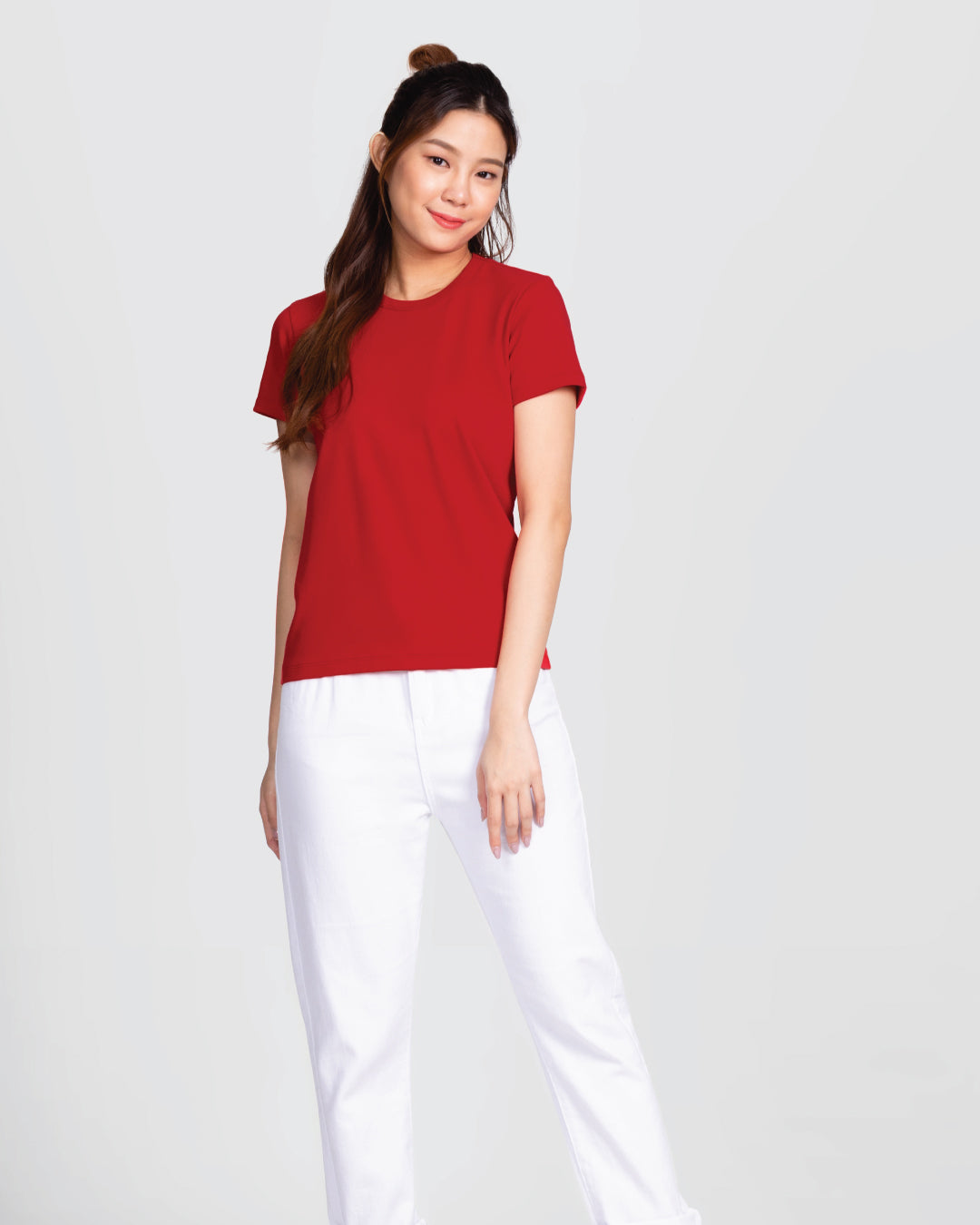 Women Premium Weight Cotton Crew Neck Tee (Seasonal)