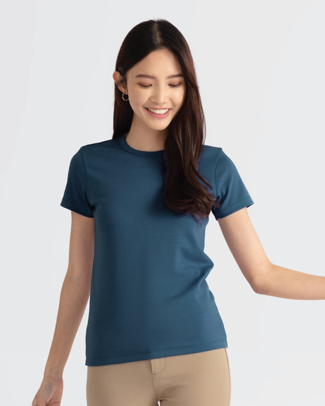 Women Premium Weight Cotton Crew Neck Tee (Seasonal)
