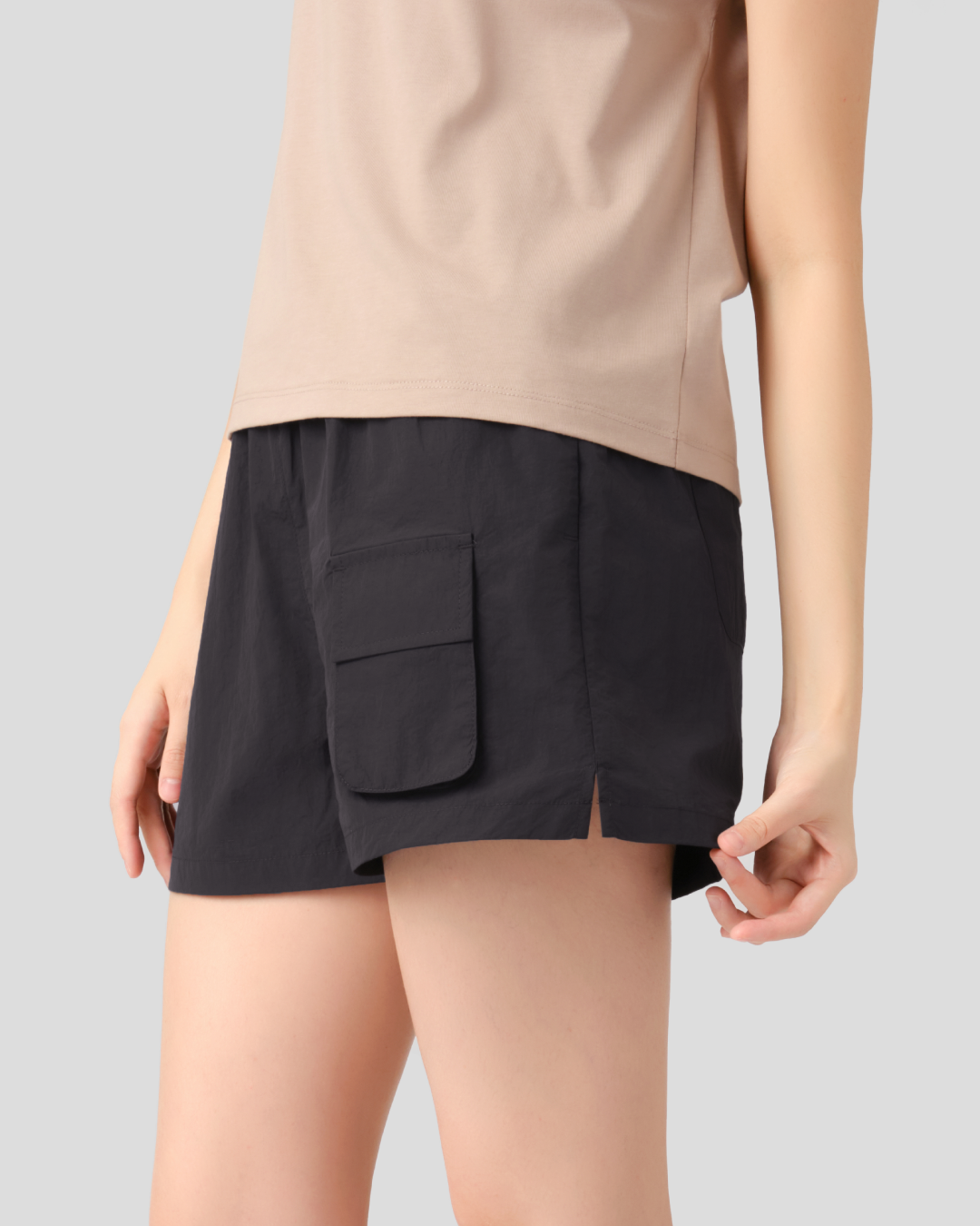 Women Nylon Easy Shorts
