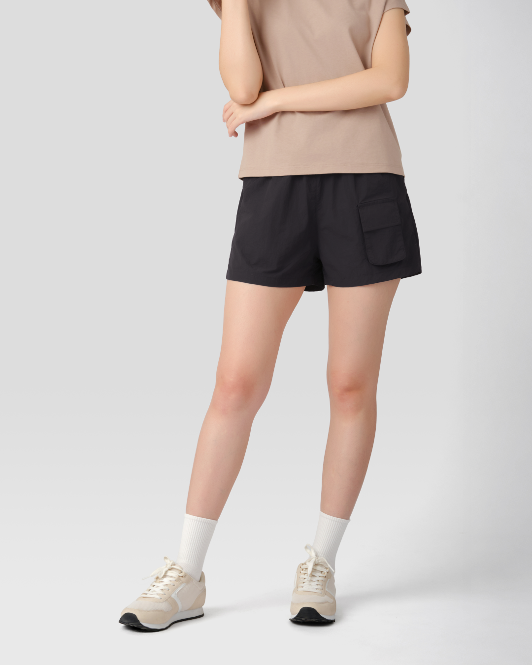 Women Nylon Easy Shorts