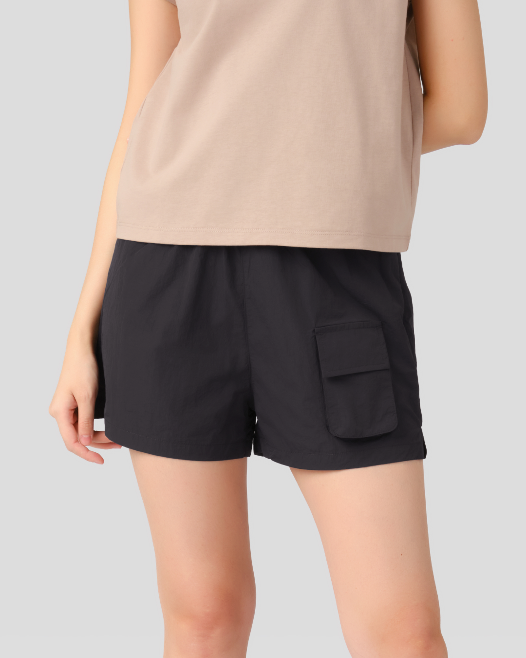 Women Nylon Easy Shorts