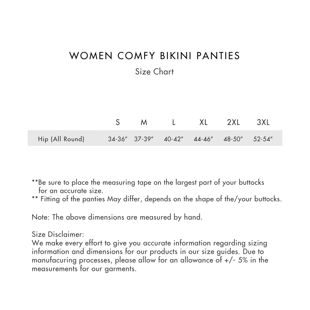 Women Comfy Bikini Panties - Floral (2 in 1 Pack)