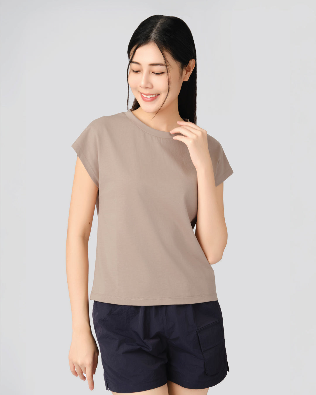 Women Cap Sleeve Top (Essential)