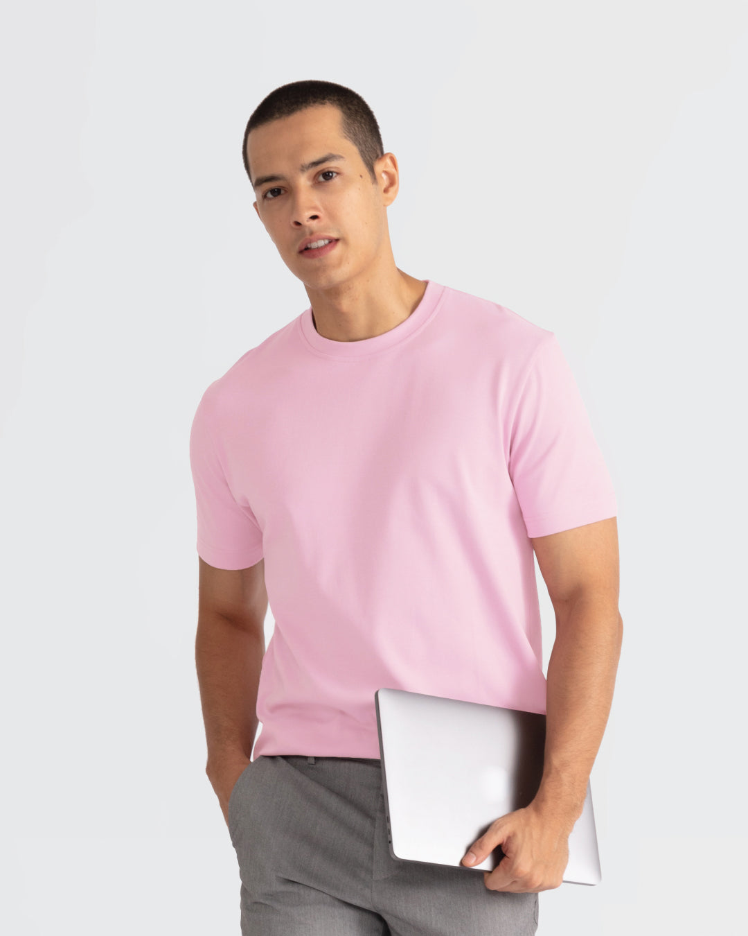 Men Premium Weight Cotton Crew Neck Tee (New Colour)