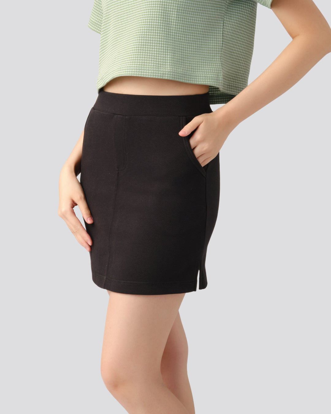 Women Mini Sweat Skirt