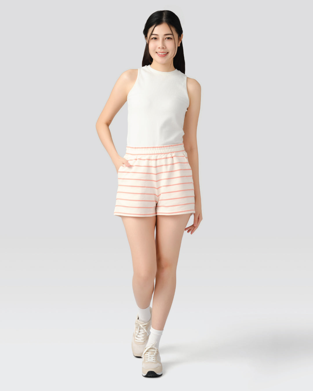 Women Stripe Shorts
