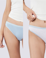 Women Comfy Bikini Panties (2 in 1 pack)