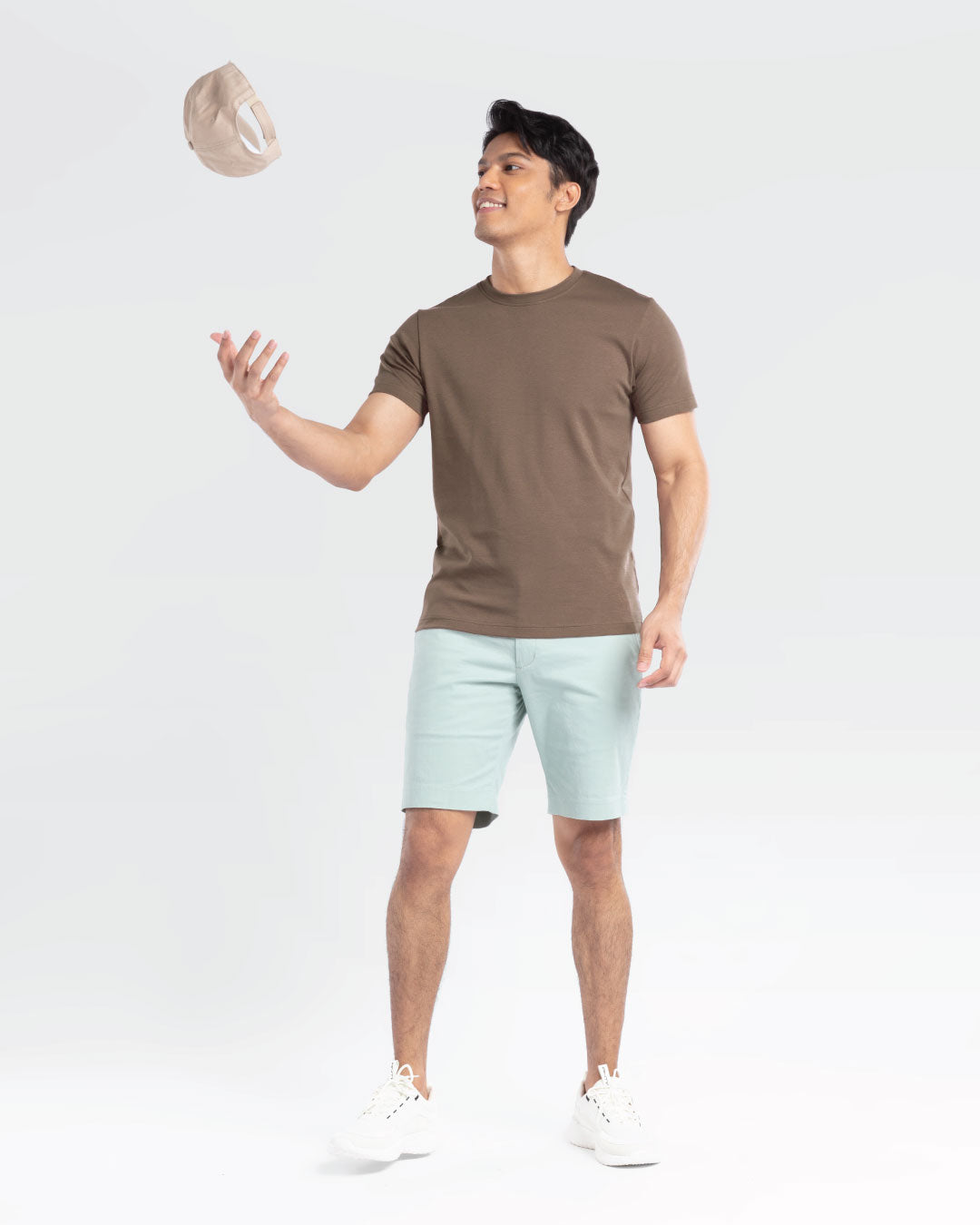 Men Premium Weight Cotton Crew Neck Tee (Essential)