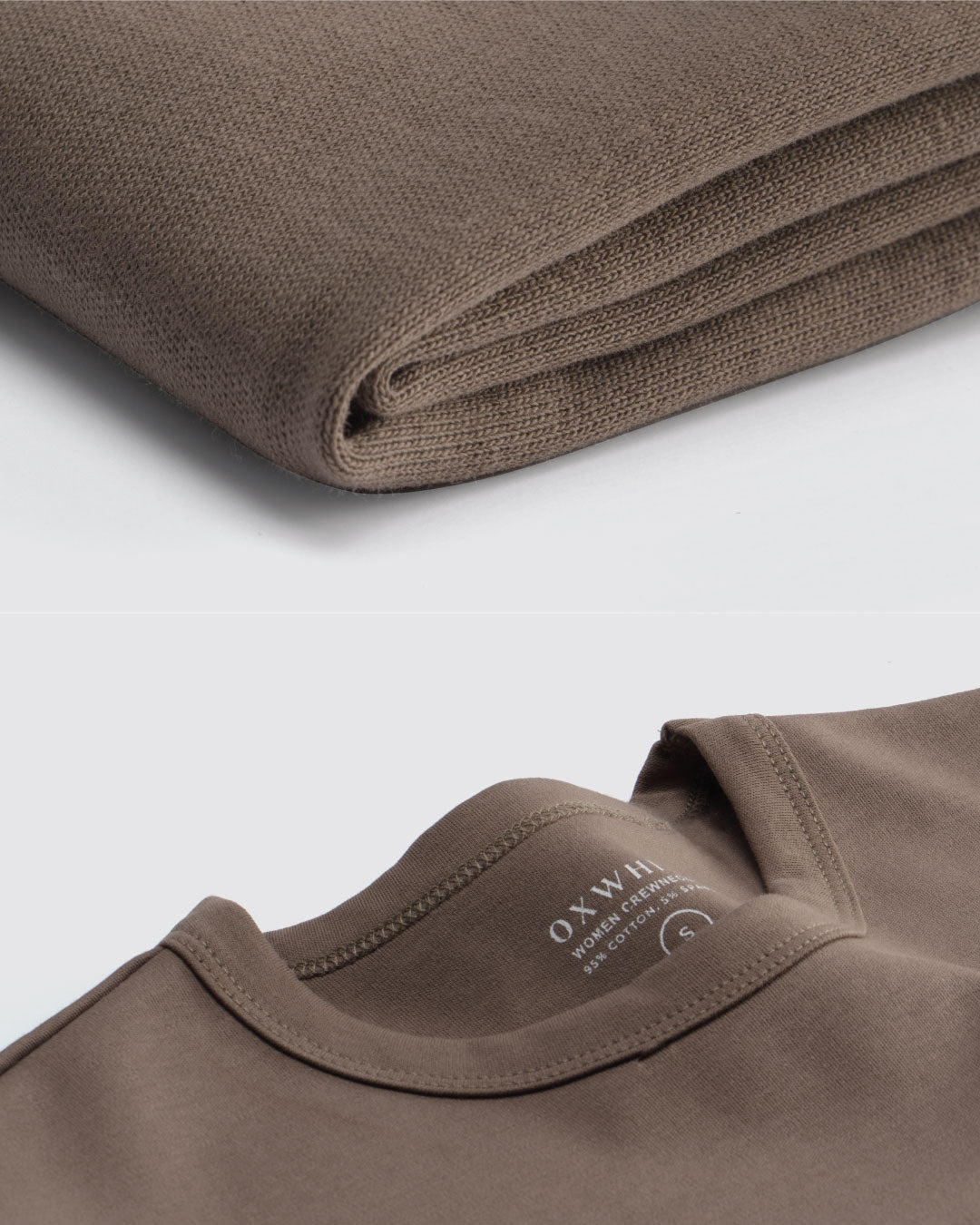 Women Premium Weight Cotton Crew Neck Tee (Essential)