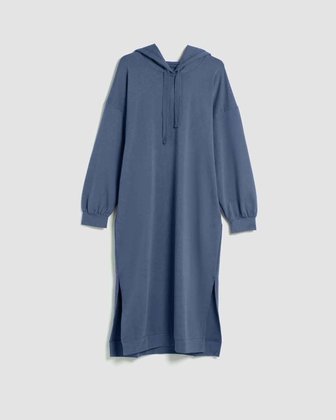 Women Midi Hoodie Dress