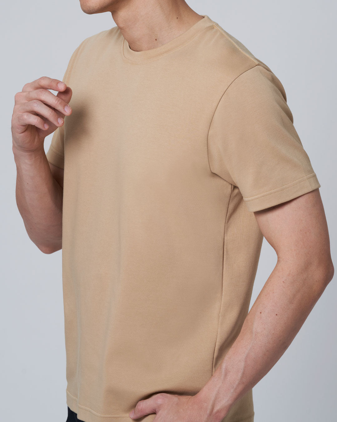 Men Premium Weight Cotton Crew Neck Tee (Seasonal)