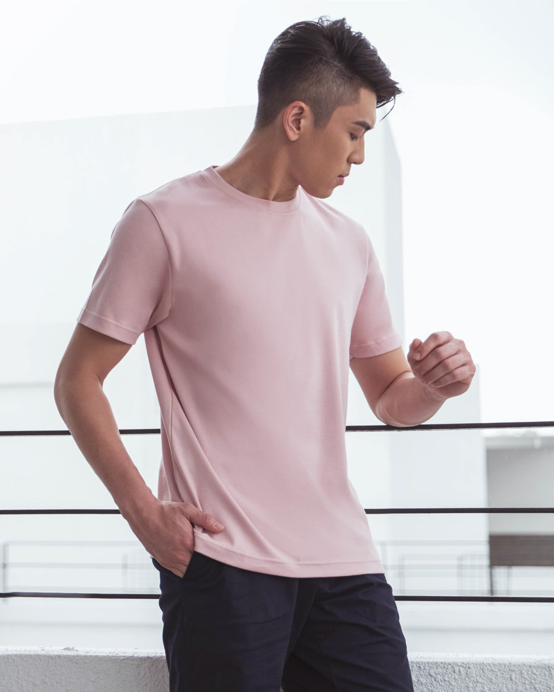 Men Premium Weight Cotton Crew Neck Tee (Seasonal)