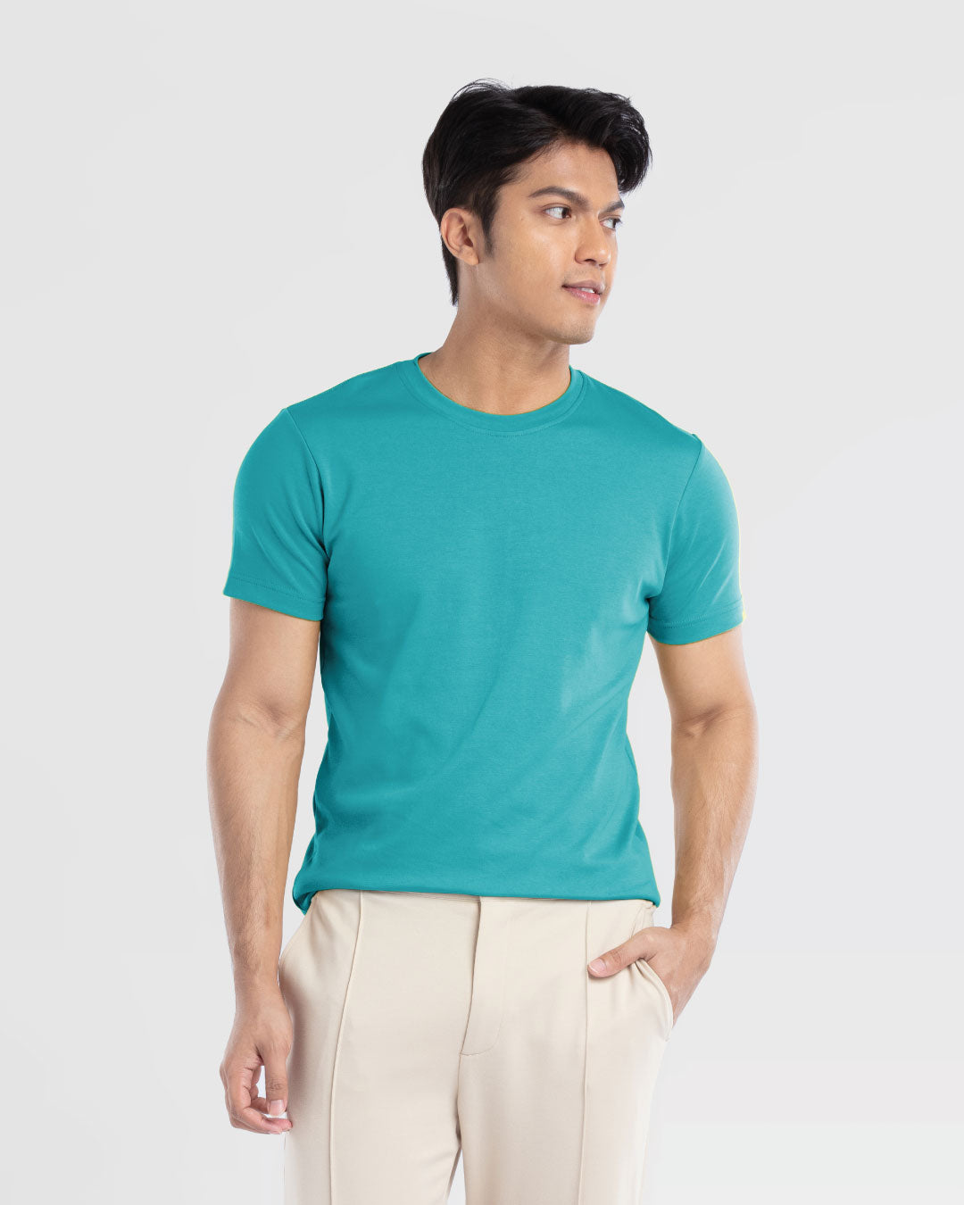 Men Premium Weight Cotton Crew Neck Tee (Seasonal)