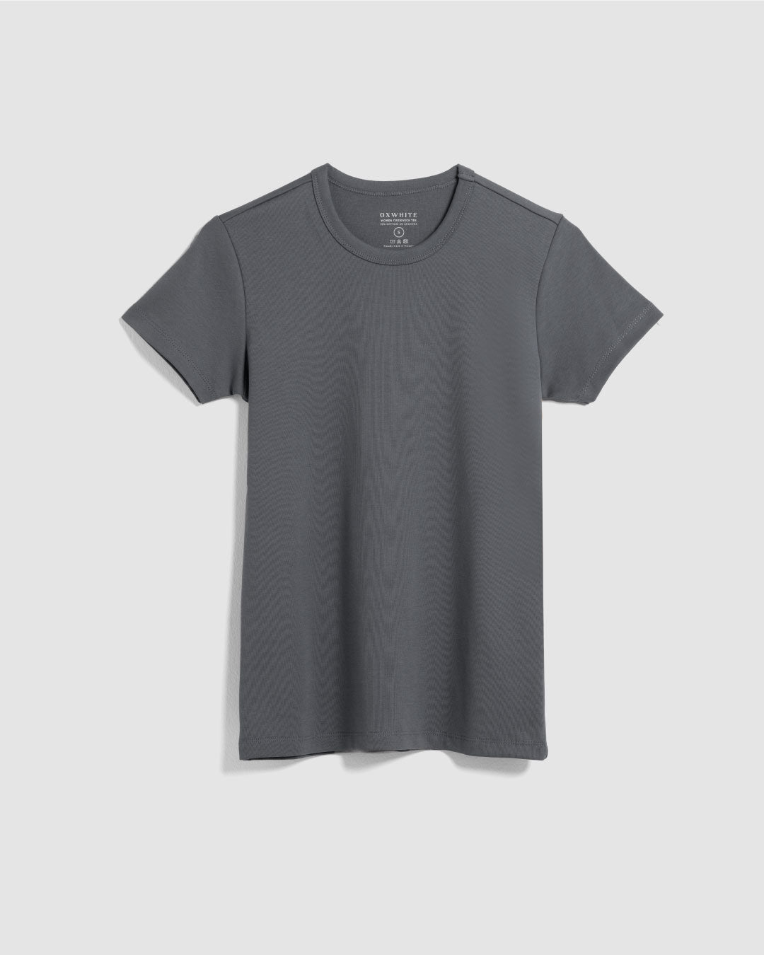 Women Premium Weight Cotton Crew Neck Tee (Essential)
