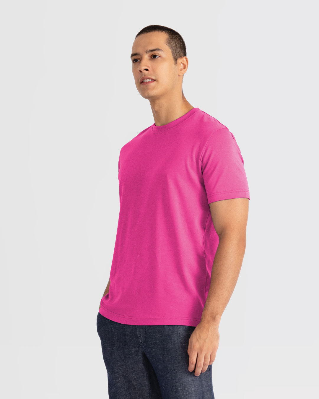 Men Premium Weight Cotton Crew Neck Tee (Seasonal)