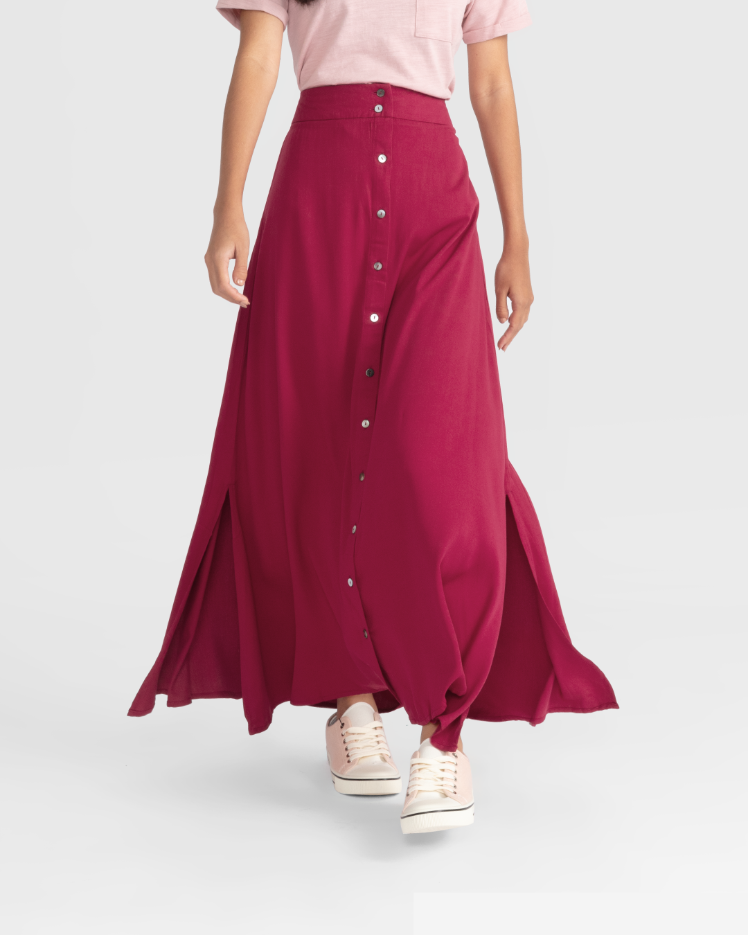 Women Rayon Maxi Skirt