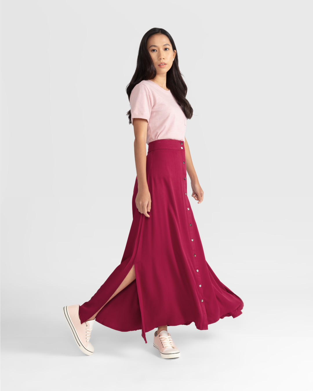 Women Rayon Maxi Skirt