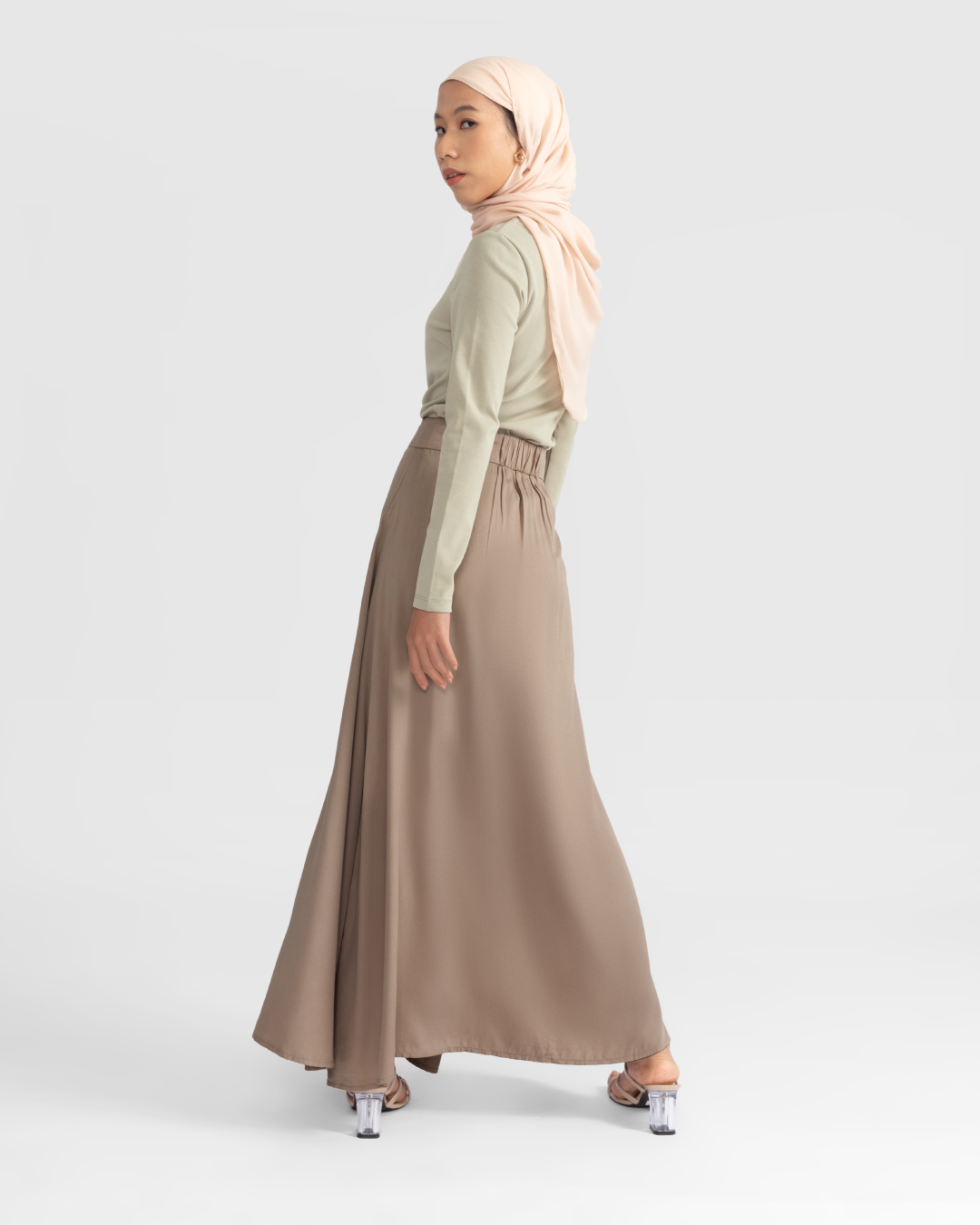 Women Rayon Maxi Skirt