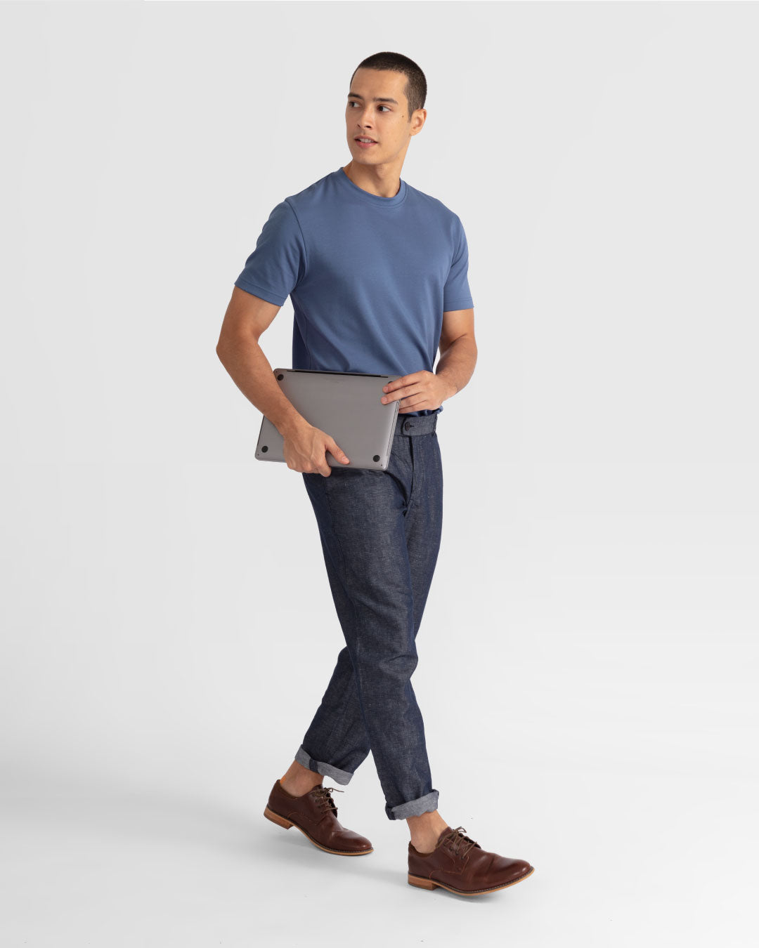 Men Premium Weight Cotton Crew Neck Tee (Seasonal)