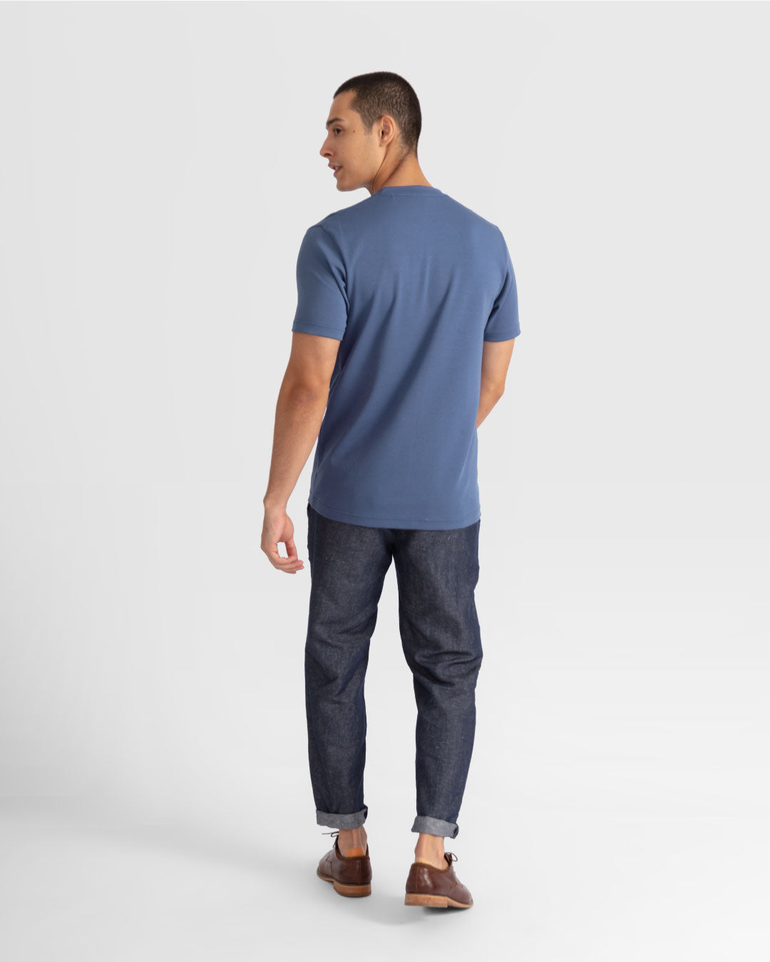 Men Premium Weight Cotton Crew Neck Tee (Seasonal)