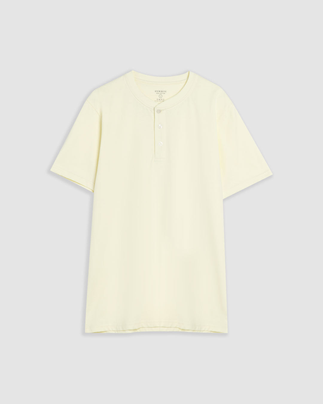 Men Short Sleeve Henley Tee