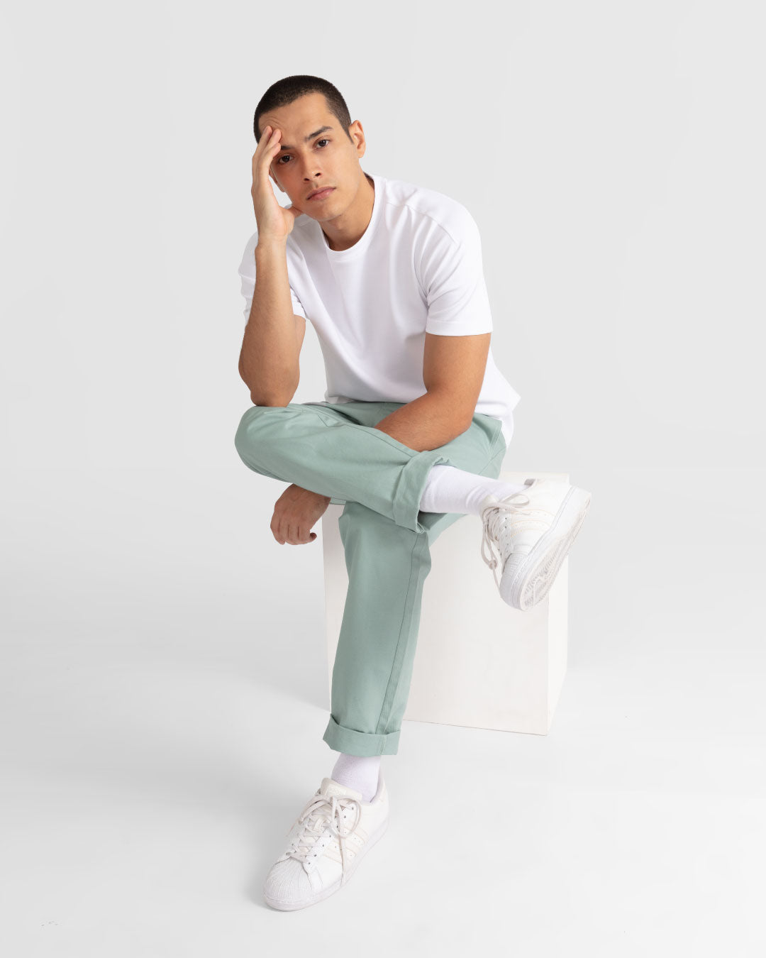 Men Shoulder Panelled Tee