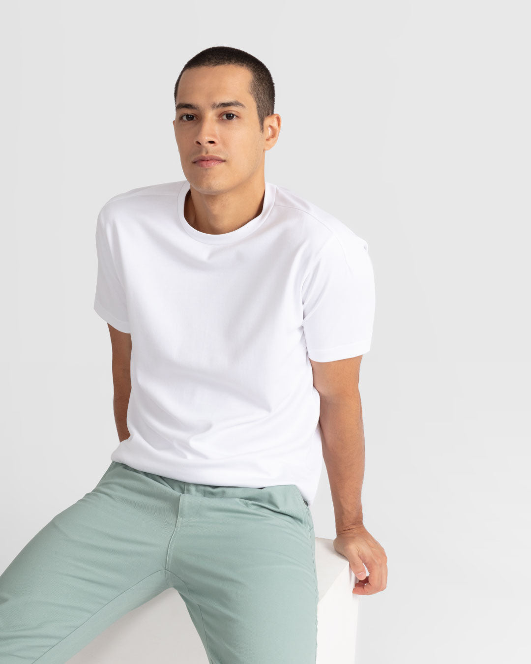 Men Shoulder Panelled Tee
