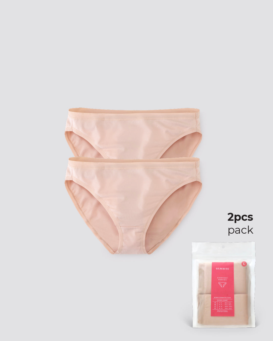 Women Comfy Bikini Panties (2 in 1 pack)