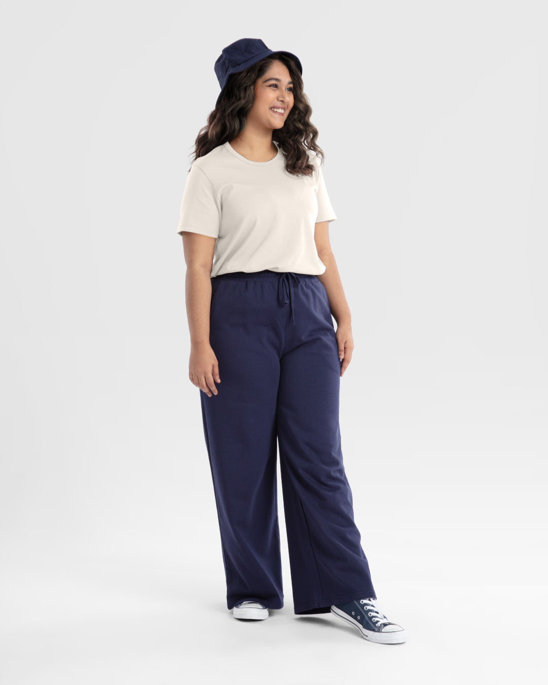 Women Premium Weight Cotton Crew Neck Tee (Essential)