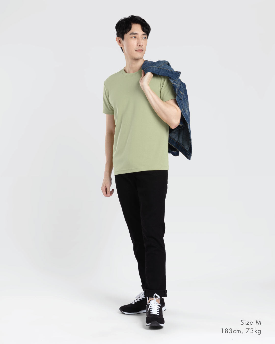 Men Premium Weight Cotton Crew Neck Tee (Seasonal)