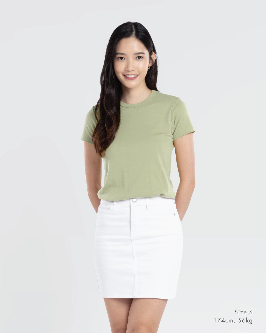 Women Premium Weight Cotton Crew Neck Tee (Seasonal)