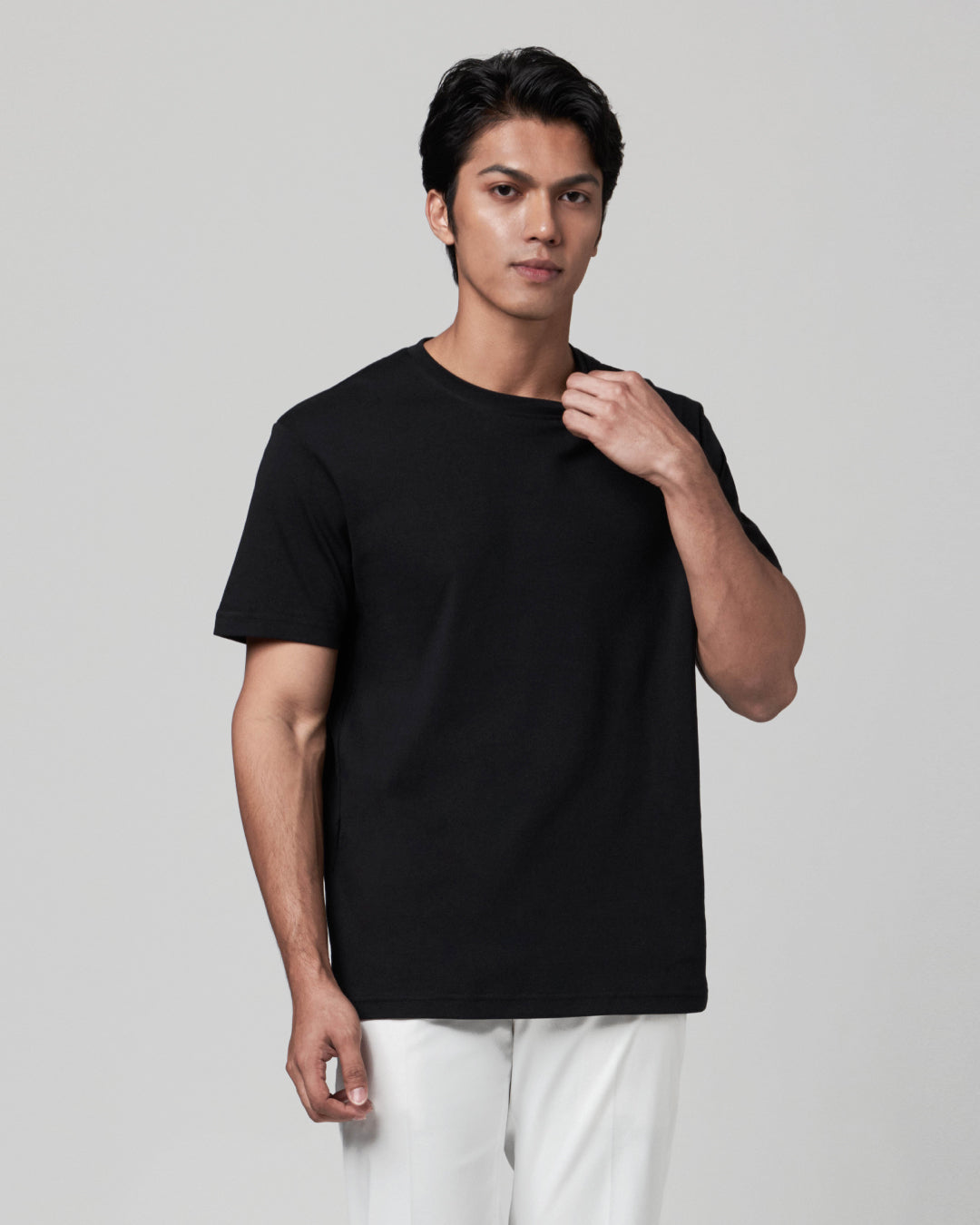 Men Premium Weight Cotton Crew Neck Tee (Essential)