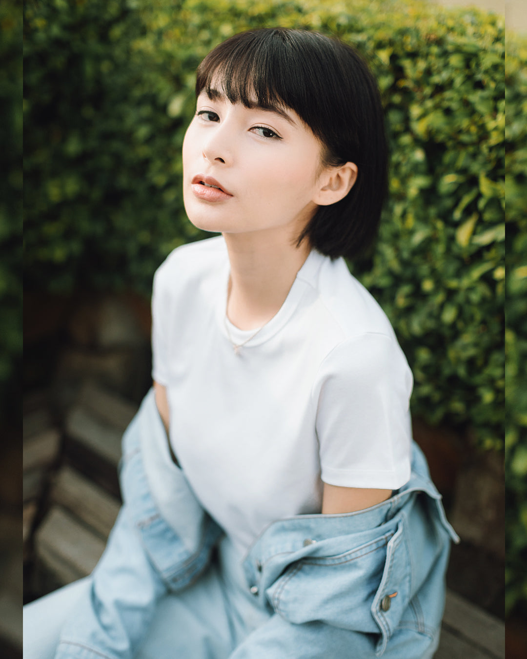 Women Premium Weight Cotton Crew Neck Tee (Essential)