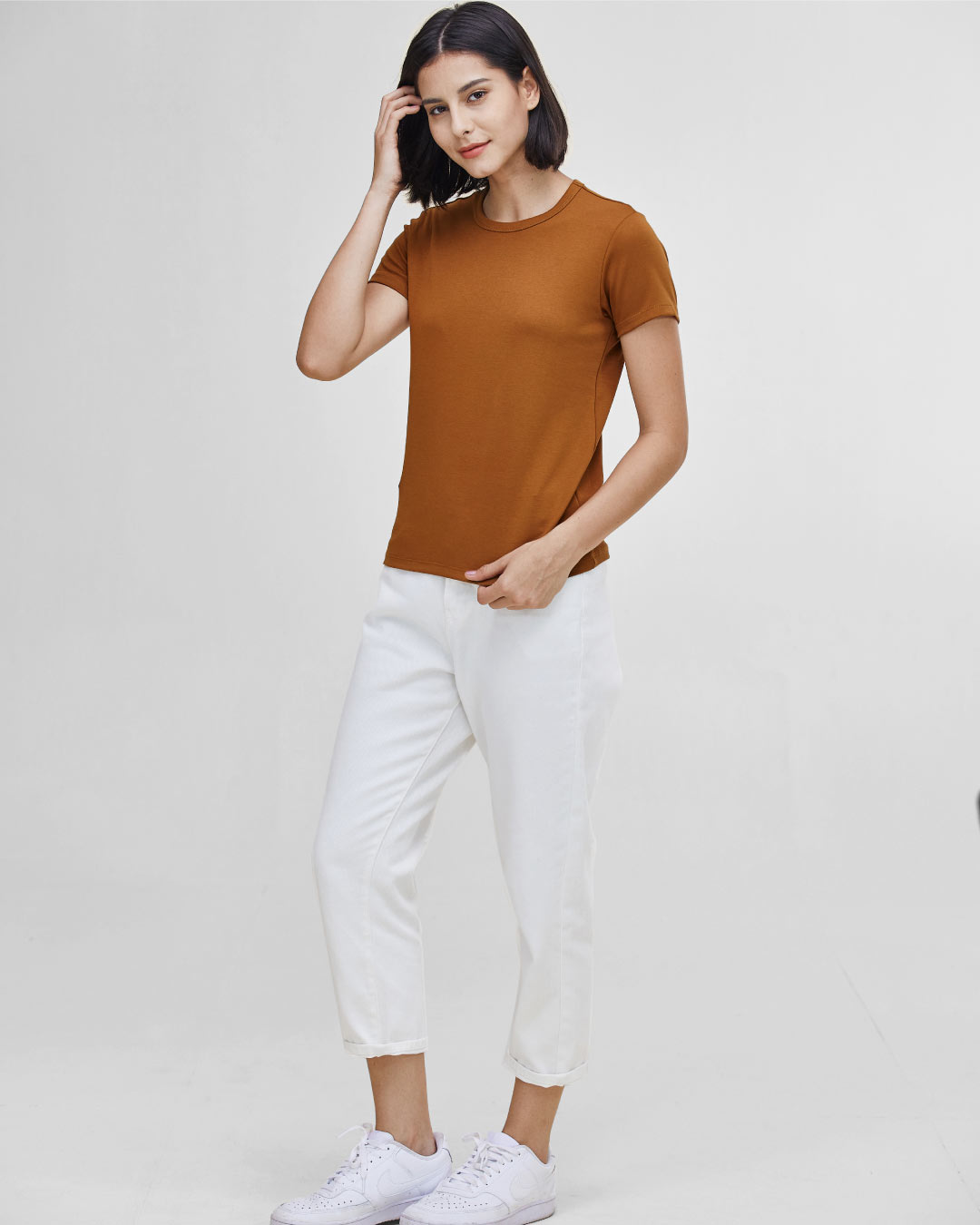 Women Premium Weight Cotton Crew Neck Tee (Seasonal)