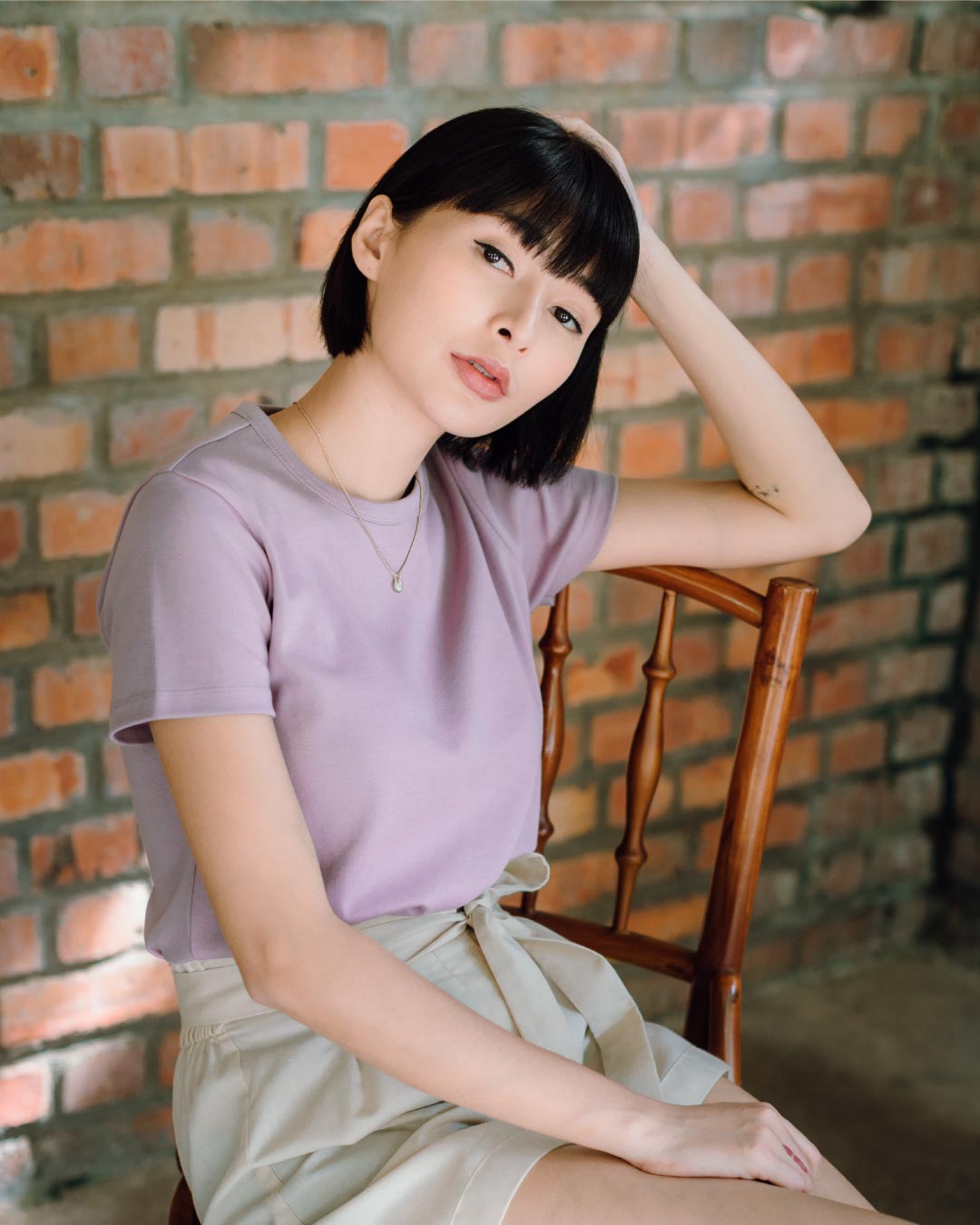 Women Premium Weight Cotton Crew Neck Tee (Seasonal)