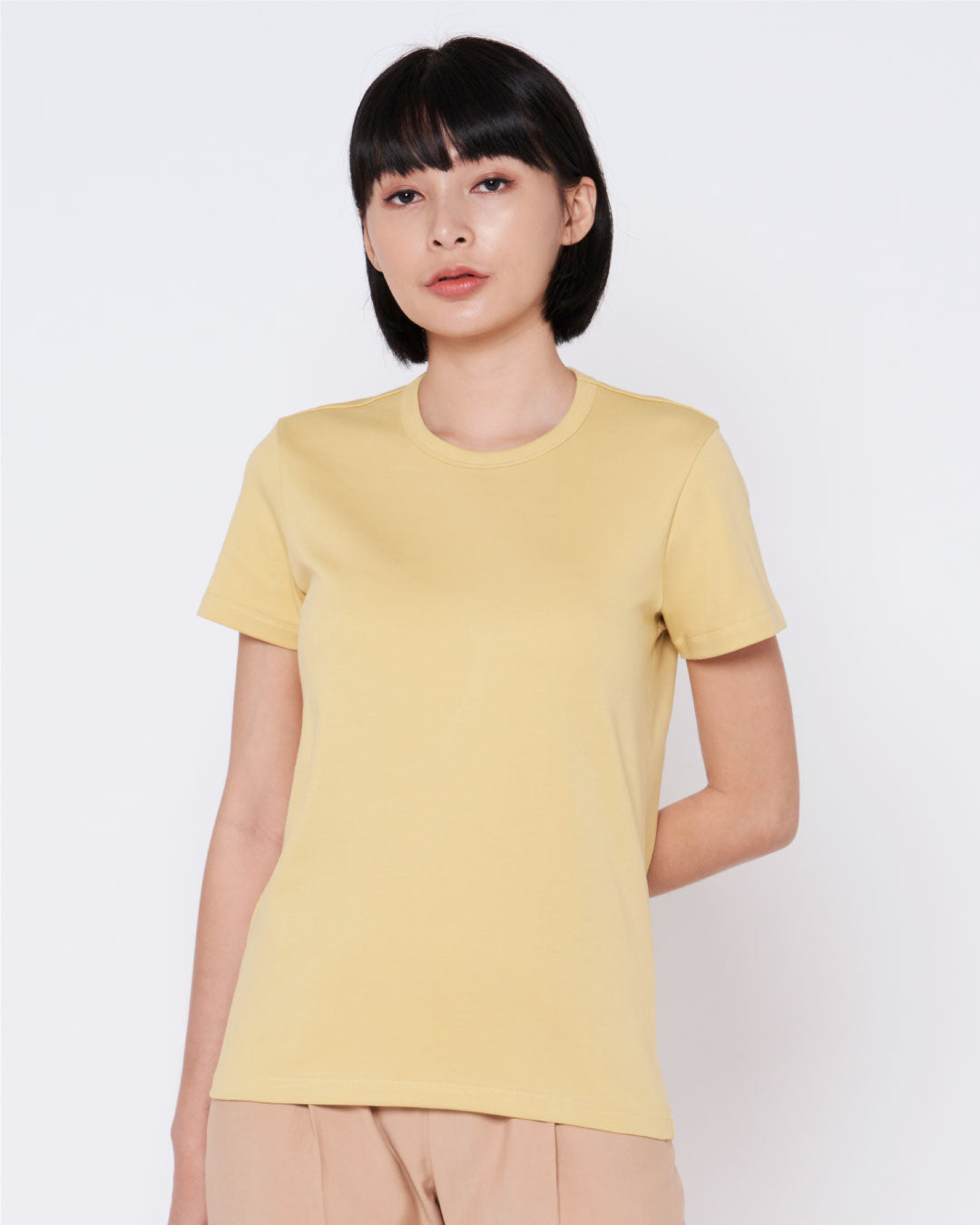 Women Premium Weight Cotton Crew Neck Tee (Seasonal)