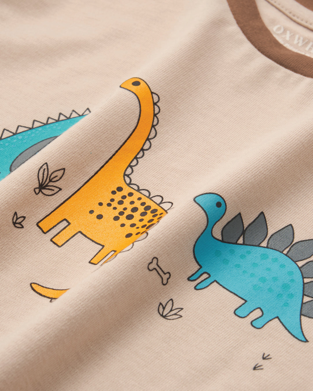 Kids Half Print Pyjamas Set