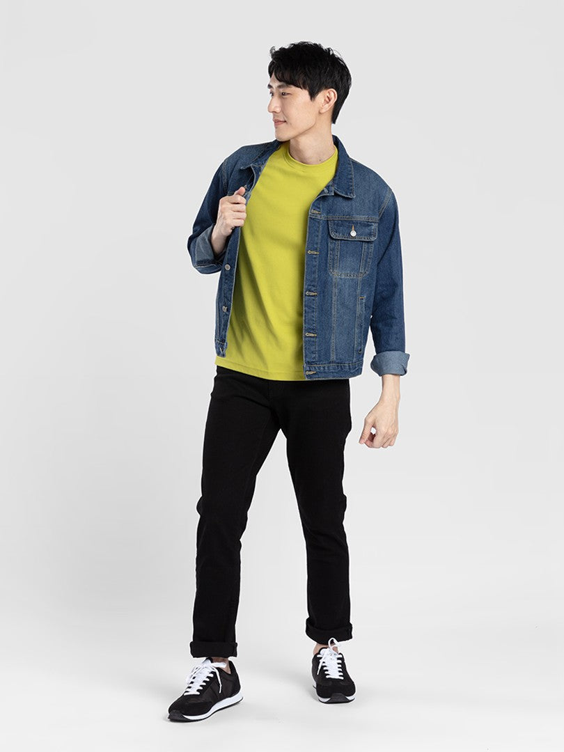 Men Premium Weight Cotton Crew Neck Tee (Seasonal)