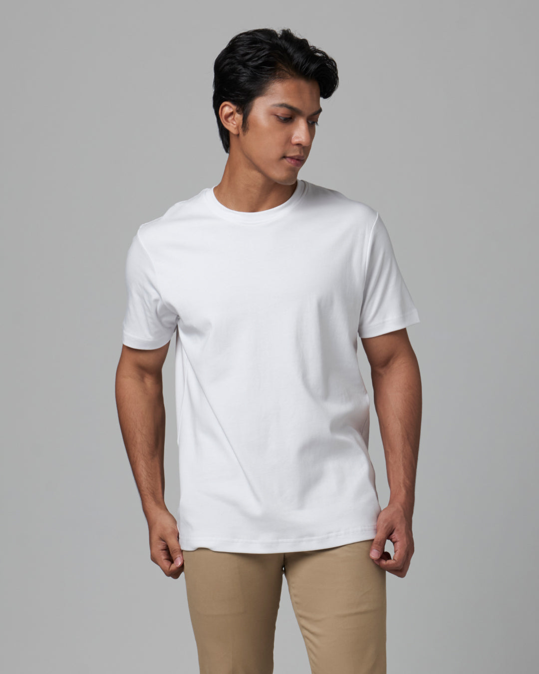 White T Kirkland Signature Tshirt Mens Crew Neck T Shirt Kirkland